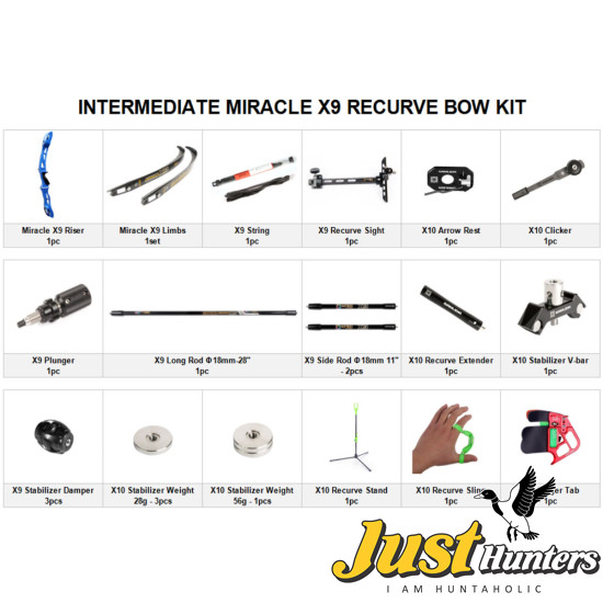 Sanlida Archery Miracle X9 Pro Kit Package for Competition Target Shooting