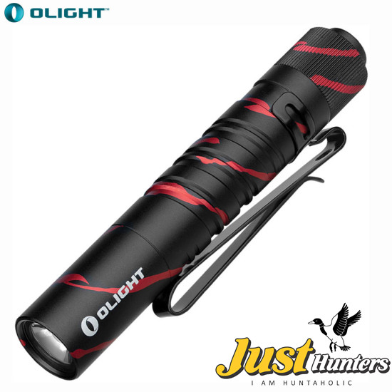 Olight I3T EOS Black Lava EDC Slim Tail Switch Flashlight, 180 Lumens