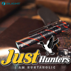 Olight I3T EOS Black Lava EDC Slim Tail Switch Flashlight, 180 Lumens