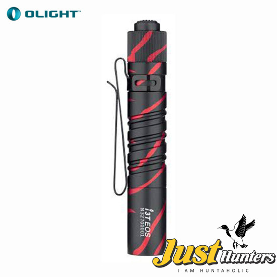 Olight I3T EOS Black Lava EDC Slim Tail Switch Flashlight, 180 Lumens