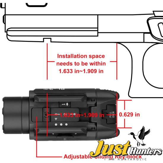 OLIGHT PL-3R Valkyrie Rechargeable Tactical Light, 1500 Lumens