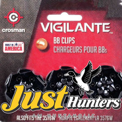 Crosman Triple Threat Vigilante 357 Steel 4.5mm BB Rotary Clip Magazine Pack of 3