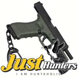 Tactical Glock 17 Pistol Keychain