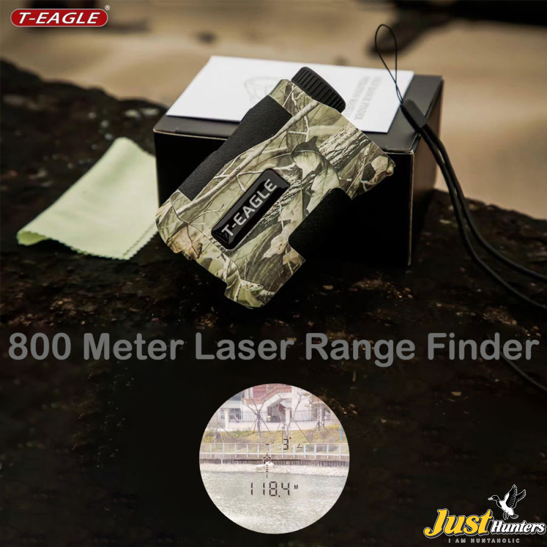 T Eagle Laser Rangefinder Camo 800 Meter With Angle Compensation