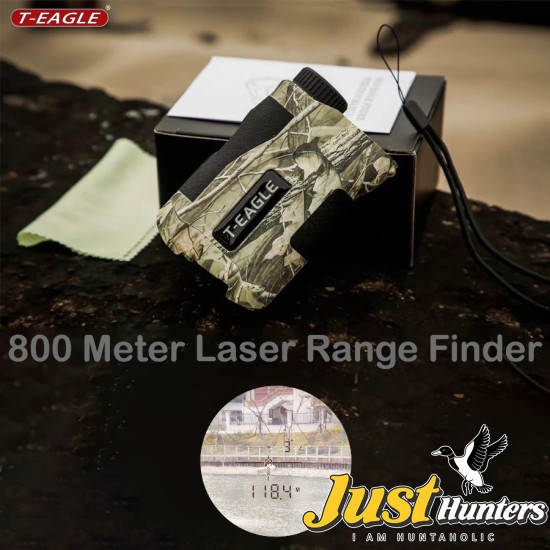 T Eagle Laser Rangefinder 800 Meter Camo With Angle Compensation