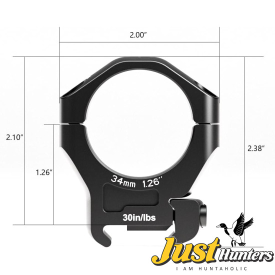 Arken Optics Halo Scope Rings Precision 34mm Picatinny Riflescope Mounts Arken Optics Halo Scope Rings Precision 34mm Picatinny Riflescope Mounts