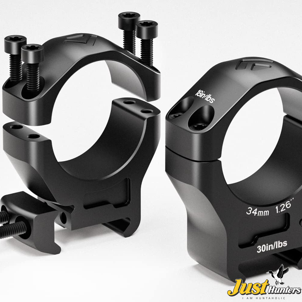 Arken Optics Halo Scope Rings Precision 34mm Picatinny Riflescope Mounts