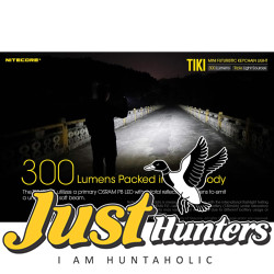 Nitecore Tiki Keychain Flashlight with UV High CRI Lights, 300 Lumens USB Rechargeable