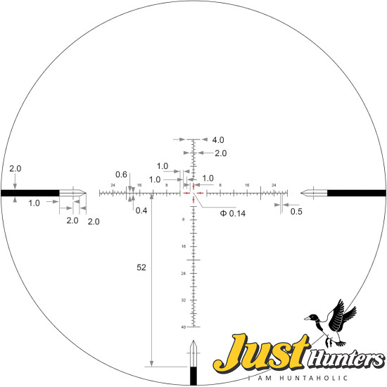 Arken Optics SH-4J 6-24X50 Rifle Scope FFP Illuminated Reticle with Zero Stop 34mm Tube Arken Optics SH-4J 6-24X50 Rifle Scope FFP Illuminated Reticle with Zero Stop 34mm Tube
