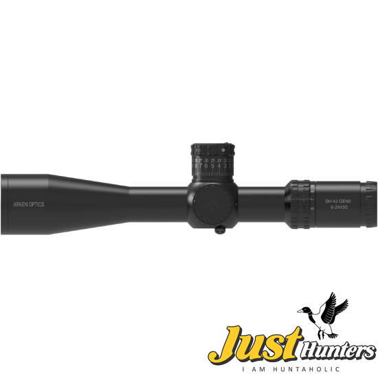 Arken Optics SH-4J 6-24X50 Rifle Scope FFP Illuminated Reticle with Zero Stop 34mm Tube Arken Optics SH-4J 6-24X50 Rifle Scope FFP Illuminated Reticle with Zero Stop 34mm Tube