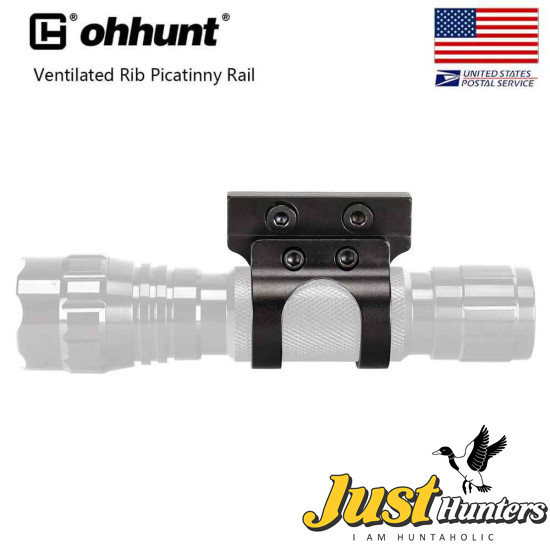 Ohhunt 1 inch Offset Flashlight Torch Mount Fit Both M-lok & Keymod Rails