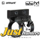 Ohhunt 1 inch Offset Flashlight Torch Mount Fit Both M-lok & Keymod Rails