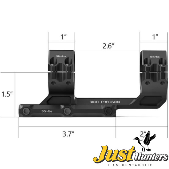 Arken Optics Rigid Precision Scope Mount 34mm 20 MOA Cantilever Riflescope Mounts for Precision Shooting
