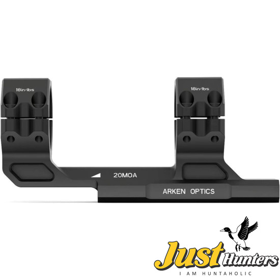 Arken Optics Rigid Precision Scope Mount 34mm 20 MOA Cantilever Riflescope Mounts for Precision Shooting