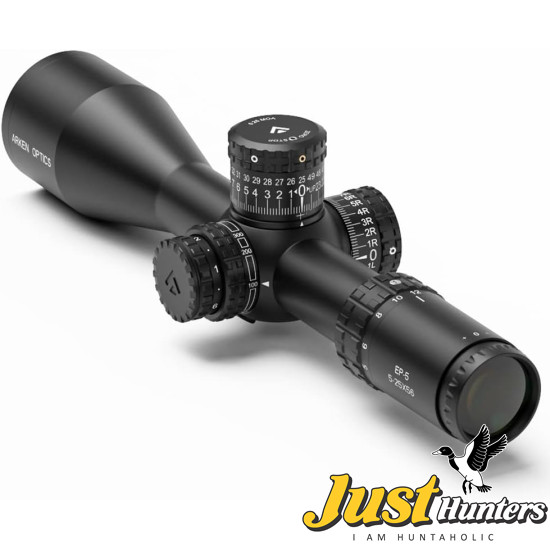 Arken Optics EP5 5-25X56 Rifle Scope FFP VPR MOA Illuminated Reticle with Zero Stop 34mm Tube Arken Optics EP5 5-25X56 Rifle Scope FFP VPR MOA Illuminated Reticle with Zero Stop 34mm Tube
