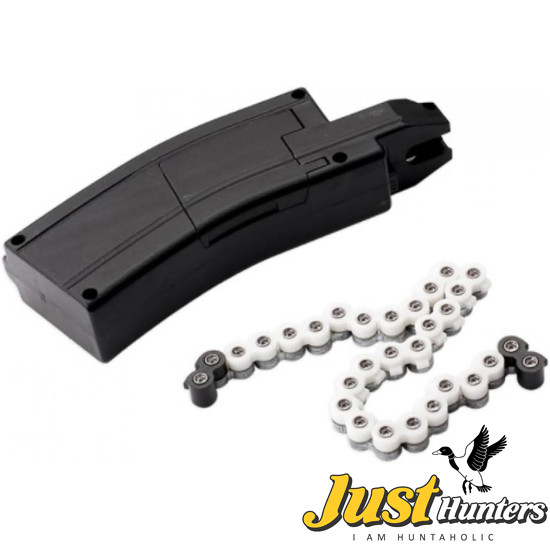 Sig Sauer 30-Round Pellet Magazine with 3 Extra Pellet Belts Compatible with Sig Sauet MCX & Sig MPX CO2 Airguns .177 Cal Sig Sauer 30-Round Pellet Magazine with 3 Extra Pellet Belts Compatible with Sig Sauet MCX & Sig MPX CO2 Airguns .177 Cal