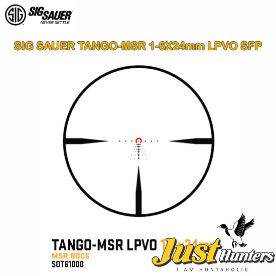 SIG SAUER TANGO-MSR 1-6X24mm LPVO SFP