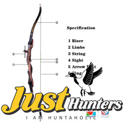 Sanlida Archery Noble Beginner Recurve Bow Kit 54''
