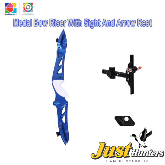 Sanlida Archery Medal Bow Riser With Sight And Arrow Rest