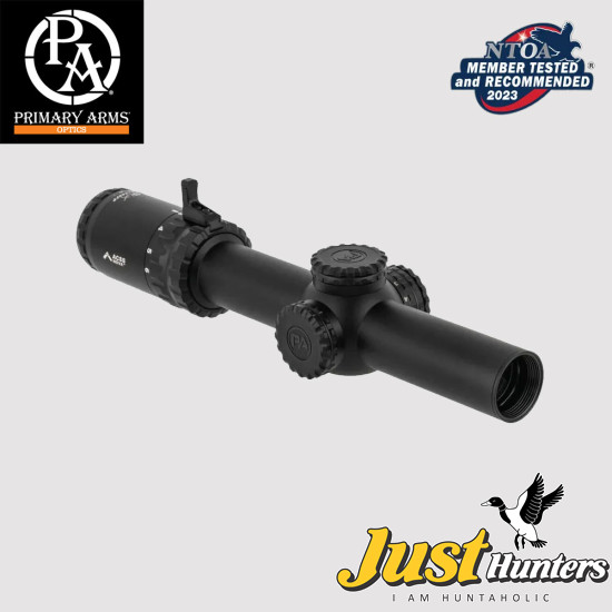 Primary Arms SLx 1-6x24mm SFP Rifle Scope Gen IV - Illuminated ACSS Nova Fiber Wire Reticle - Red Dot Bright™