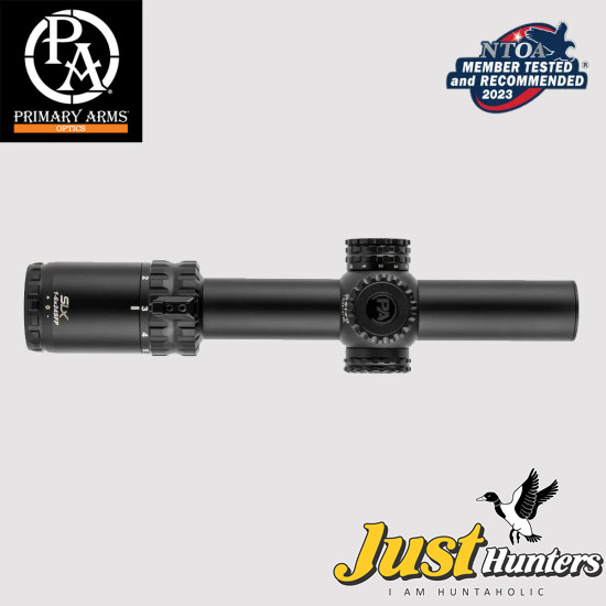 Primary Arms SLx 1-6x24mm SFP Rifle Scope Gen IV - Illuminated ACSS Nova Fiber Wire Reticle - Red Dot Bright™