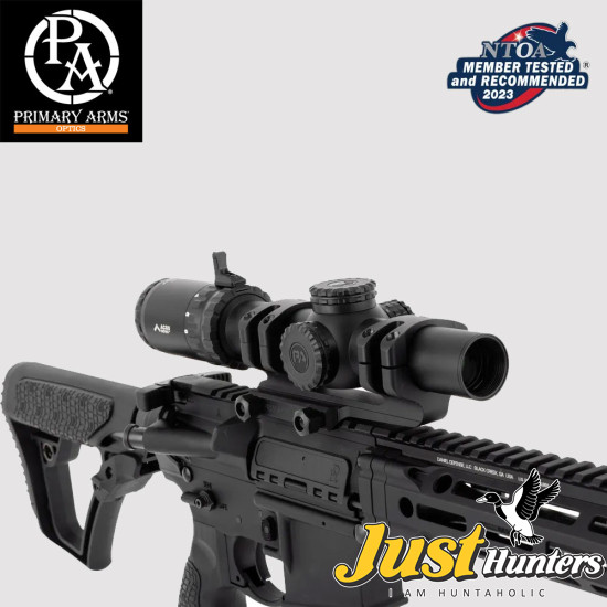 Primary Arms SLx 1-6x24mm SFP Rifle Scope Gen IV - Illuminated ACSS Nova Fiber Wire Reticle - Red Dot Bright™