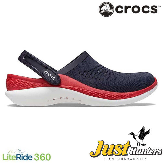 Crocs LiteRide 360 Clogs Black / Pepper Red