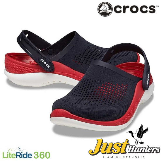 Crocs LiteRide 360 Clogs Black / Pepper Red