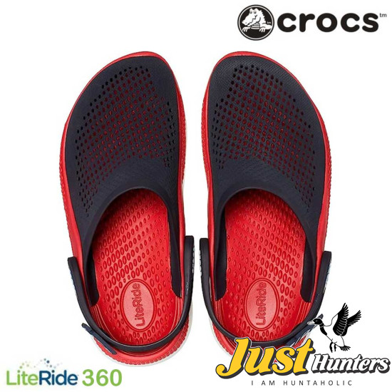 Crocs LiteRide 360 Clogs Black / Pepper Red