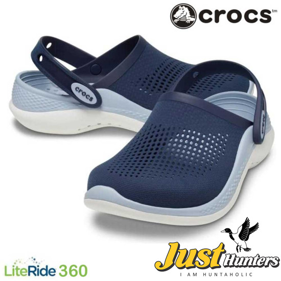Crocs LiteRide 360 Clogs Navy Blue Grey Blue