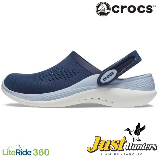 Crocs LiteRide 360 Clogs Navy Blue Grey Blue