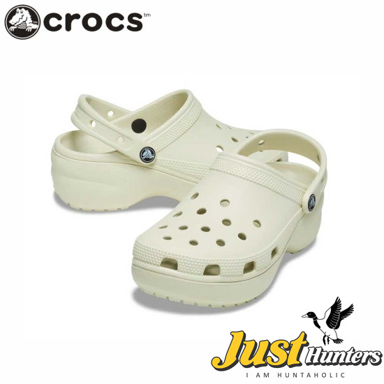 Women's Crocs Classic Platform Clog Bone online best price in Pakistan