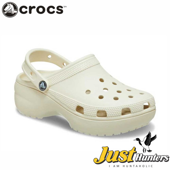 Women's Crocs Classic Platform Clog Bone online best price in Pakistan