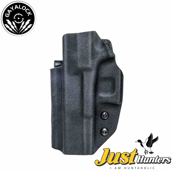 G19 -Double Clip IWB Kydex Black Holster Fits Glock 19/23/32/44/45 Pistols Price in Pakistan