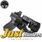 G19 -Double Clip IWB Kydex Black Holster Fits Glock 19/23/32/44/45