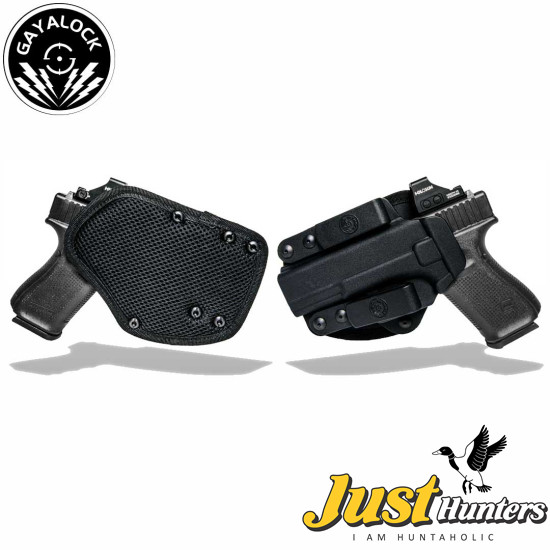 G19 -Double Clip Sweatproof IWB Kydex Holster Fits Glock 19/19X/23/26/27/32/44/45