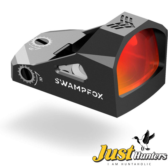 Swampfox Justice 1X27 Micro Reflex Red Dot Sights RMR Pistol Cut 3 MOA Reticle Swampfox Justice 1X27 Micro Reflex Red Dot Sights RMR Pistol Cut 3 MOA Reticle