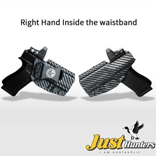 Gayalock IWB Kydex Carbon Black Holster Fits Glock 43/43X/43MOS/48/48MOS