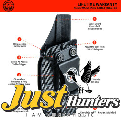 Gayalock IWB Kydex Carbon Black Holster Fits Glock 43/43X/43MOS/48/48MOS