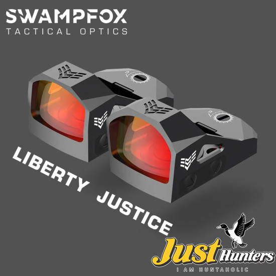 Swampfox Liberty 1X27 Micro Reflex Red Dot Sights RMR Pistol Cut 3 MOA Reticle Swampfox Liberty 1X27 Micro Reflex Red Dot Sights RMR Pistol Cut 3 MOA Reticle