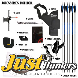 Sanlida Archery Noble 48" 54" Standard Beginner & Intermediate Recurve Bow Kit Sanlida Archery Noble 48" 54" Standard Beginner & Intermediate Recurve Bow Kit