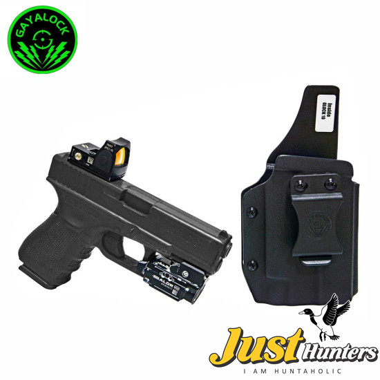 Gayalock IWB Kydex Holster Fits Glock 19/23/32/44/45 With Olight Baldr Mini Gunlight