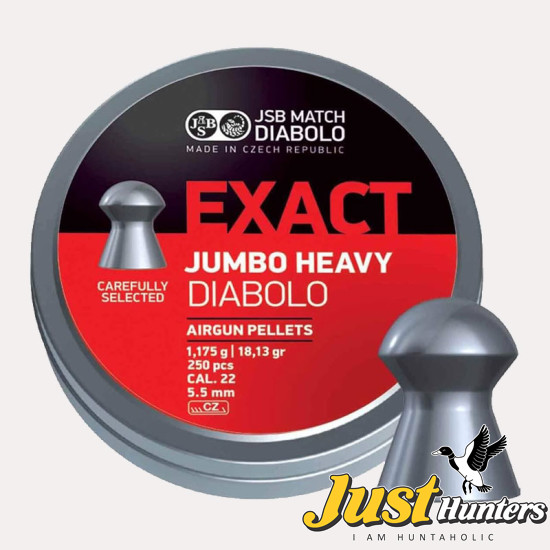 JSB Exact Jumbo Heavy .22 Cal. 18.13gr 250 PCs