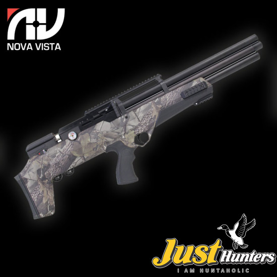 Nova Vista Behemoth PS-R2-S Bullpup PCP Air Rifle Cal. 6.35 mm(0.25) - Camo