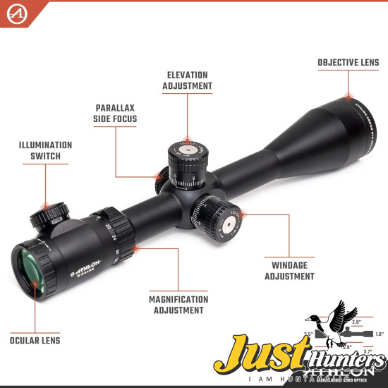 Athlon Optics Argos BTR 8-34X56 FFP IR ATMR MOA Reticle Riflescopes Athlon Optics Argos BTR 8-34X56 FFP IR ATMR MOA Reticle Riflescopes