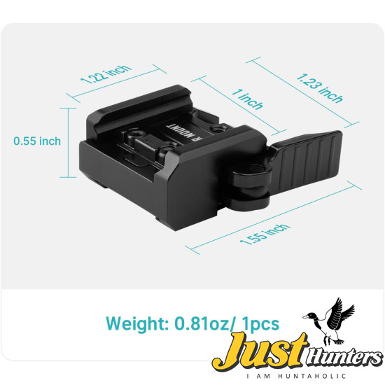 OLIGHT Rail Mount for Tactical Light on Glock 43X MOS, Compatible with Different Set-ups, Fits with Baldr S, Baldr S BL, Baldr RL Mini, Baldr Mini, PL-Mini 3 and PL-Mini 2