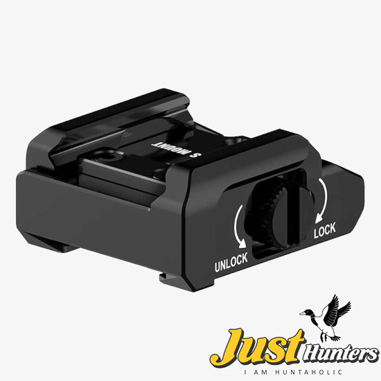 OLIGHT Rail Mount for Tactical Light on Glock 43X MOS, Compatible with Different Set-ups, Fits with Baldr S, Baldr S BL, Baldr RL Mini, Baldr Mini, PL-Mini 3 and PL-Mini 2