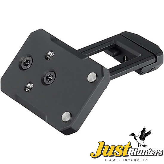 Ohhunt® 45° Canted Picatinny Mount Red Dot Adapter Plate for RMR Footprint Optics Holosun 407C/507C/508T & Trijicon RMR/SRO