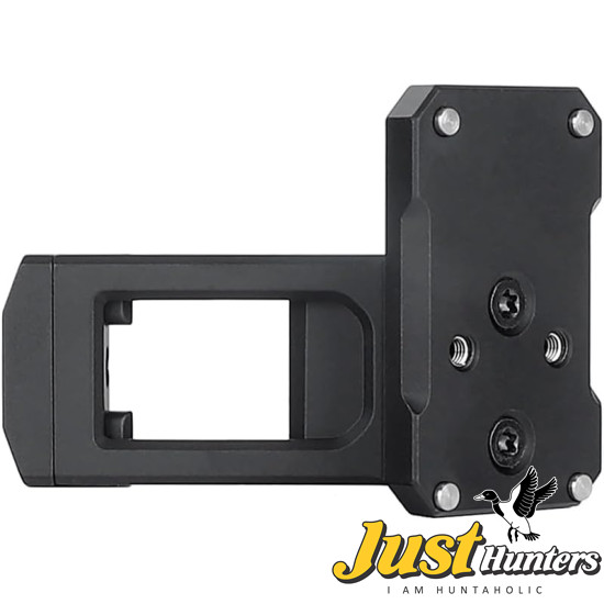 Ohhunt® 45° Canted Picatinny Mount Red Dot Adapter Plate for RMR Footprint Optics Holosun 407C/507C/508T & Trijicon RMR/SRO