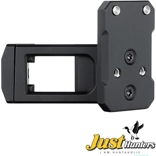 Ohhunt® 45° Canted Picatinny Mount Red Dot Adapter Plate for RMR Footprint Optics Holosun 407C/507C/508T & Trijicon RMR/SRO